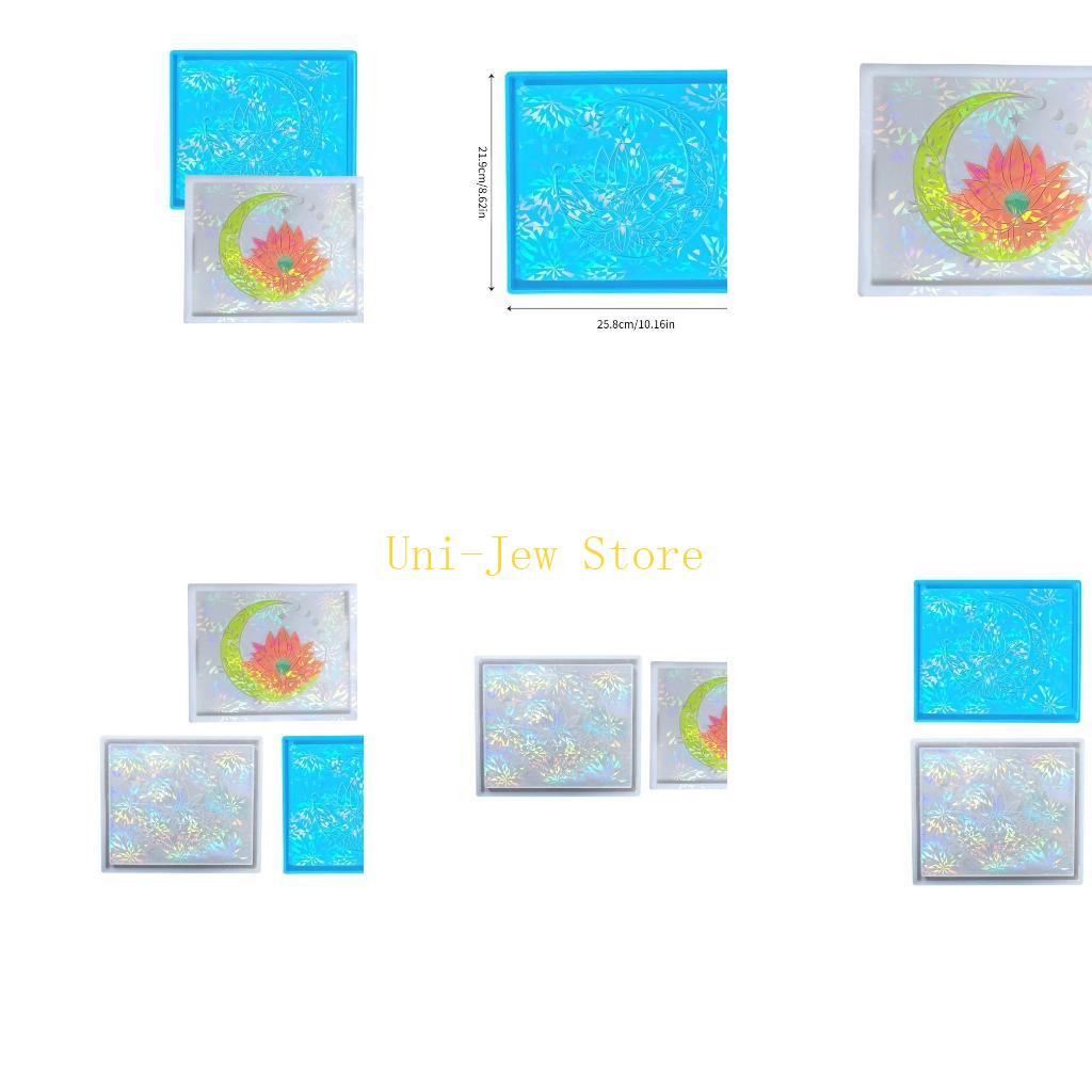 Tray Mold Rectangle - 40GB 실리콘 코스터 금형 홀로그램 에폭시