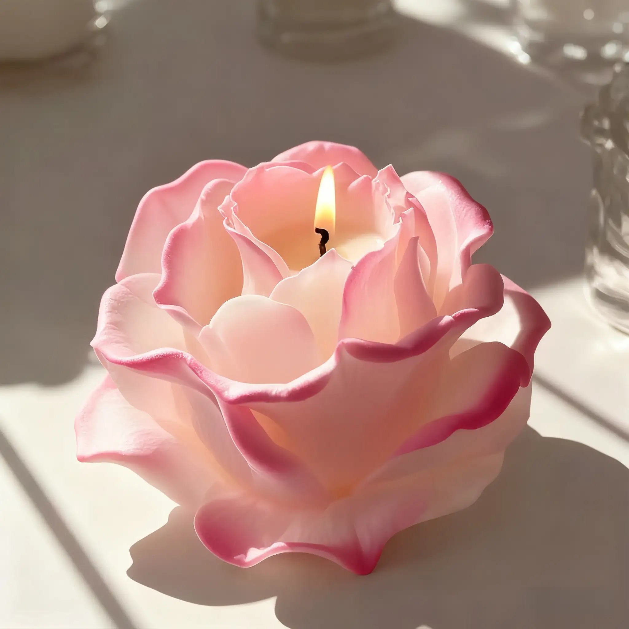 Resin Art Rose Petals - 1개 3D 우아한 장미 실리콘 몰드