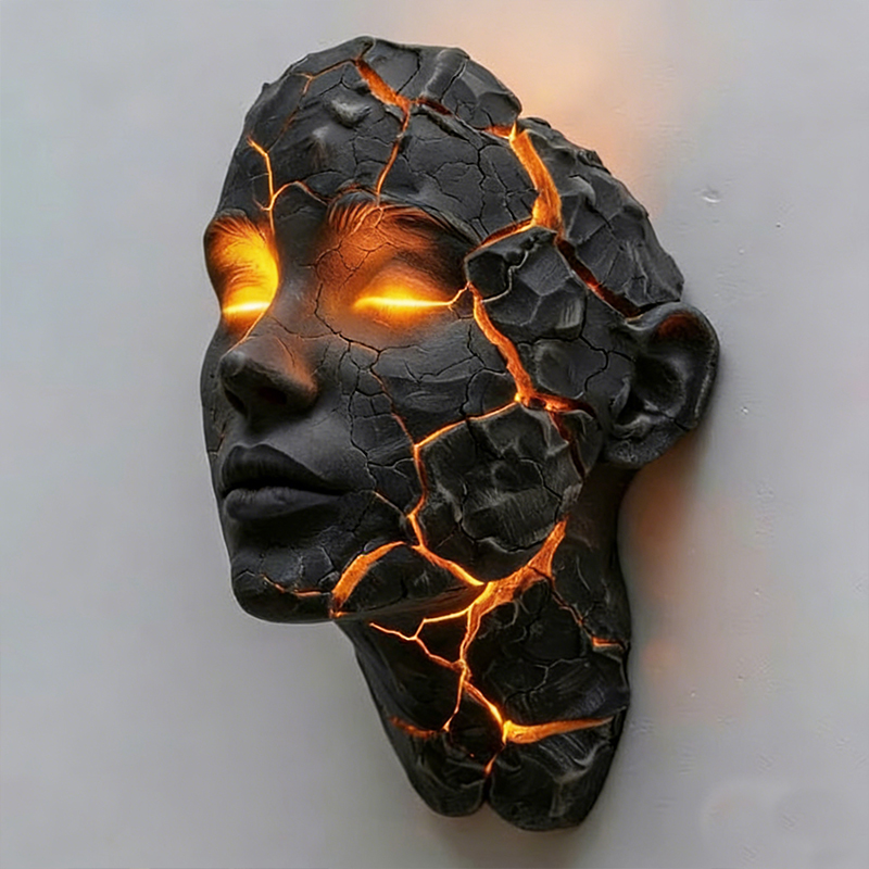 Resin Art Light - 2026년 신제품 레진 크랙 소울 벽등