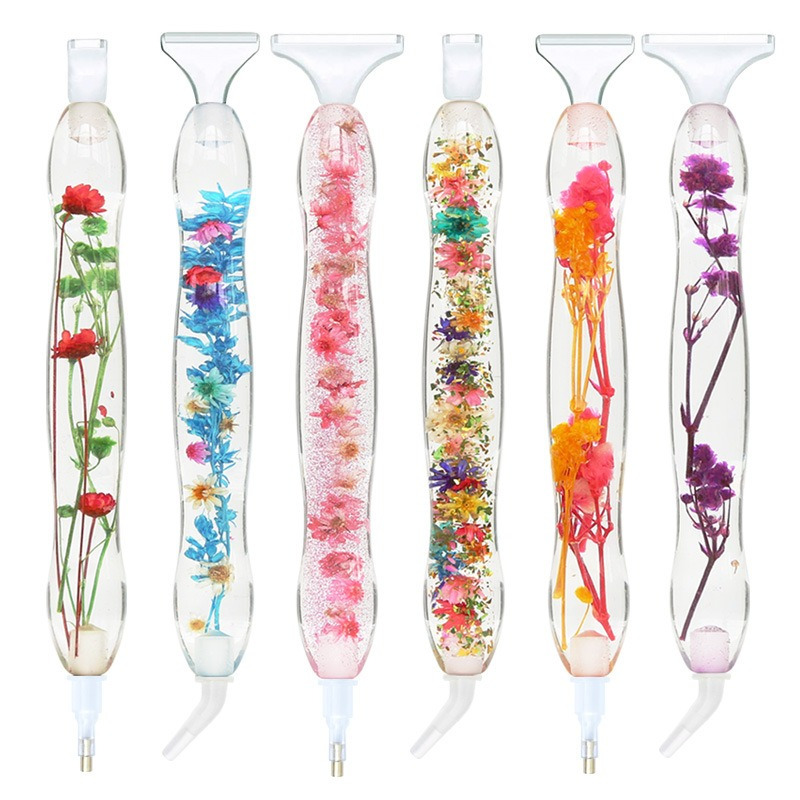 Resin Art And Craft - 1세트 꽃무늬 레진 5D 다이아몬드 페인팅