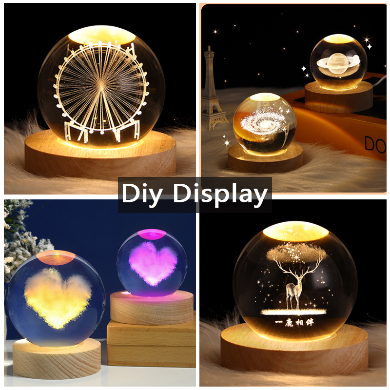 수 지 아트 디스플레이 라운드 나무 다채로운 LED 빛 - Resin Art Light 리뷰 및 가격