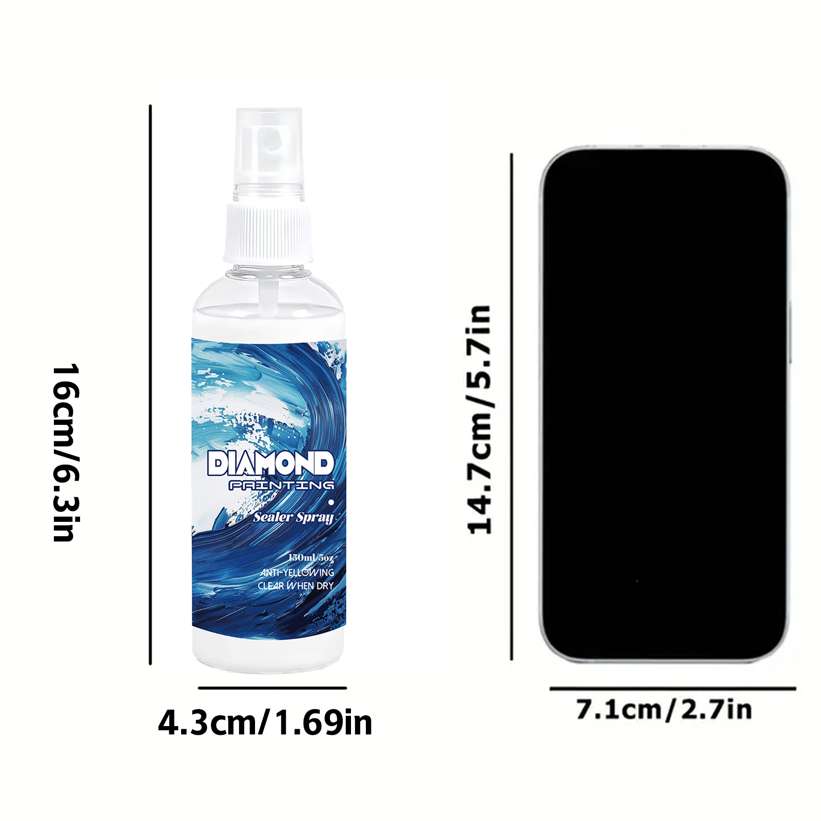 150ml 다이아몬드 페인팅 실란트 스프레이 공예용 접 - Resin Art And Craft 리뷰 및 가격