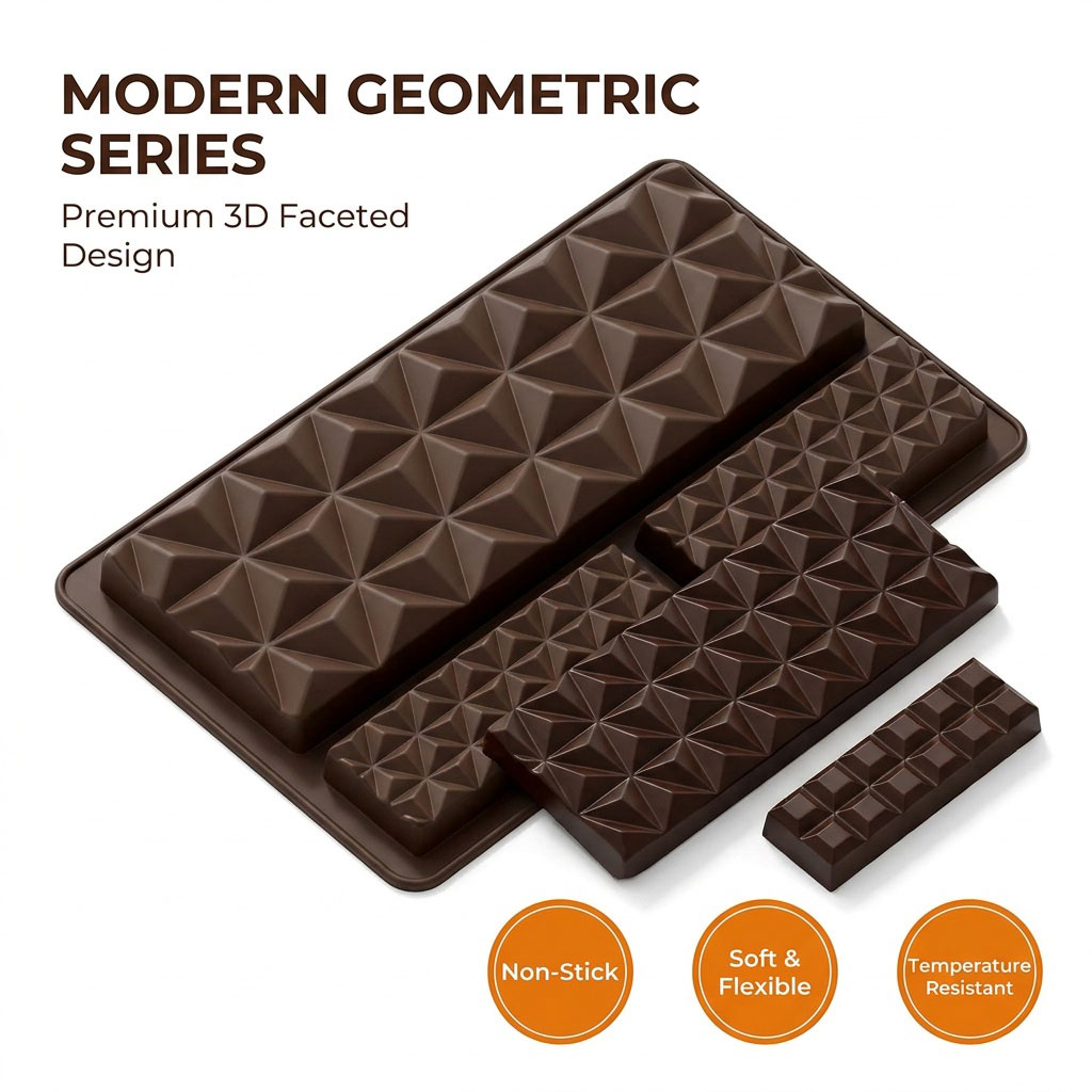 2-in-1 실리콘 초콜릿 바 몰드, 재사용 가능한 직 - Tray Mold Rectangle 리뷰 및 가격