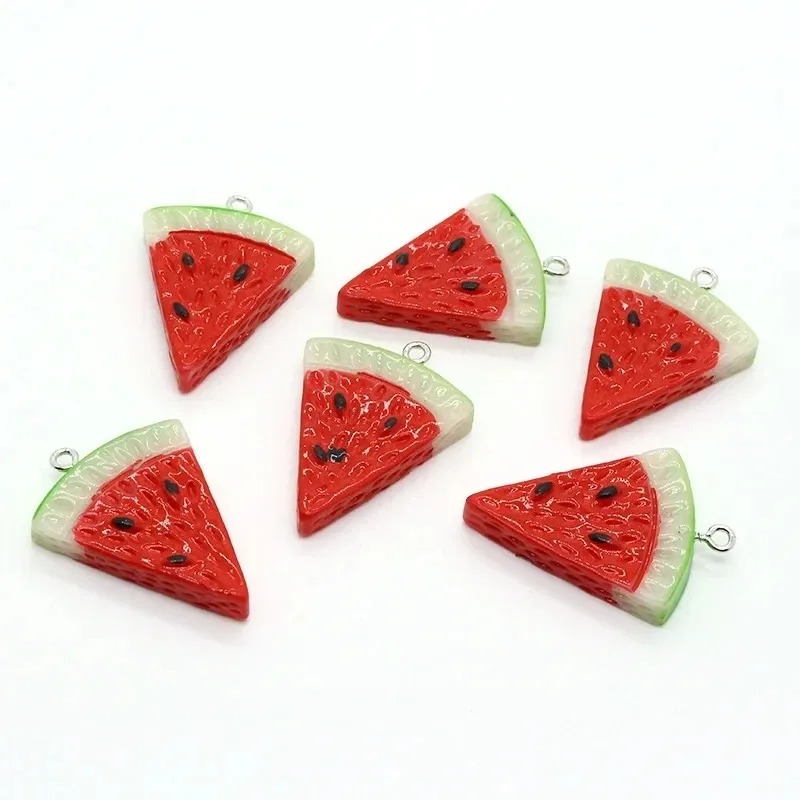 10Pcs 양면 삼각형 수박 수지 참 DIY 귀걸이 쥬 - Resin Art Essentials 리뷰 및 가격