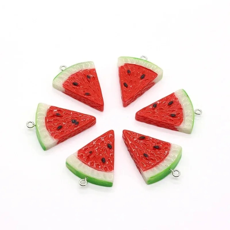 10Pcs 양면 삼각형 수박 수지 참 DIY 귀걸이 쥬 - Resin Art Essentials 리뷰 및 가격