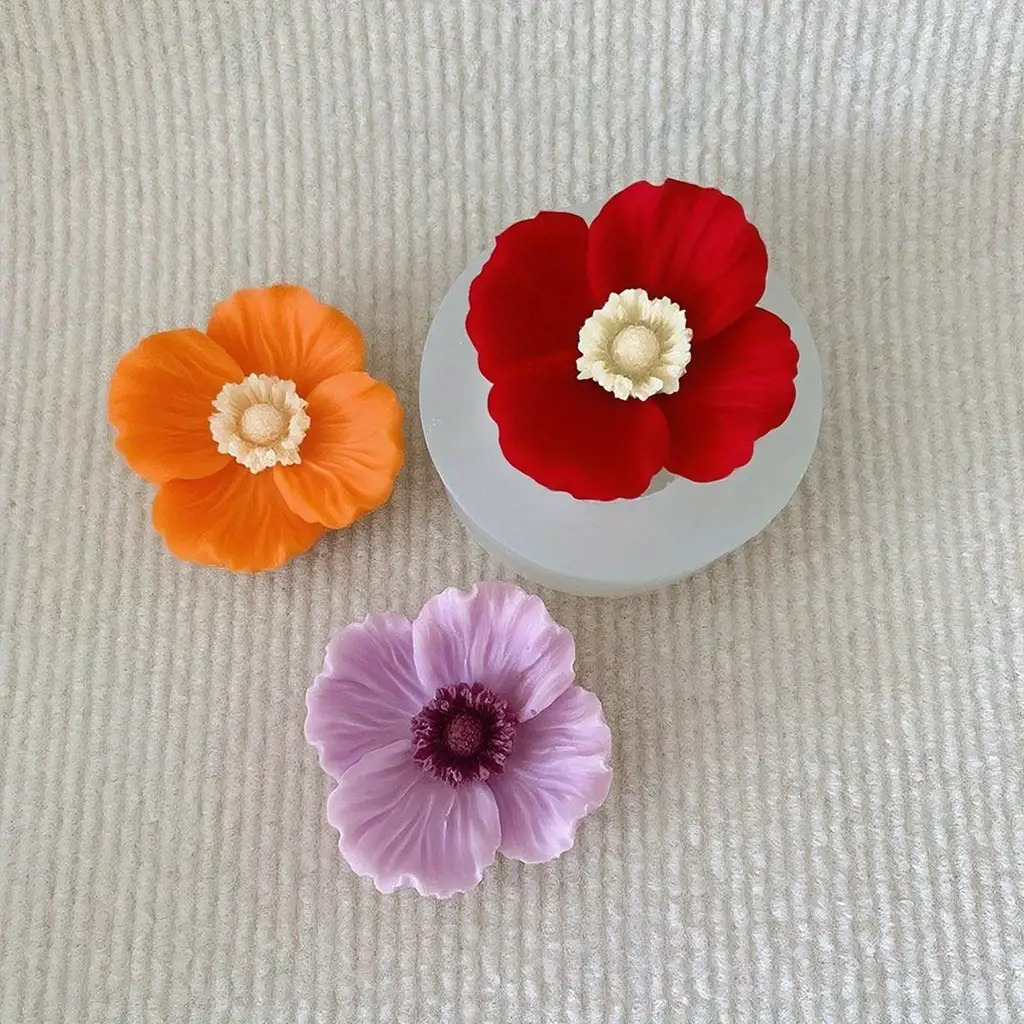 꽃 모양 실리콘 캔들 몰드는 비누, 점토, 레진 공예품 - Resin Art Clay 리뷰 및 가격