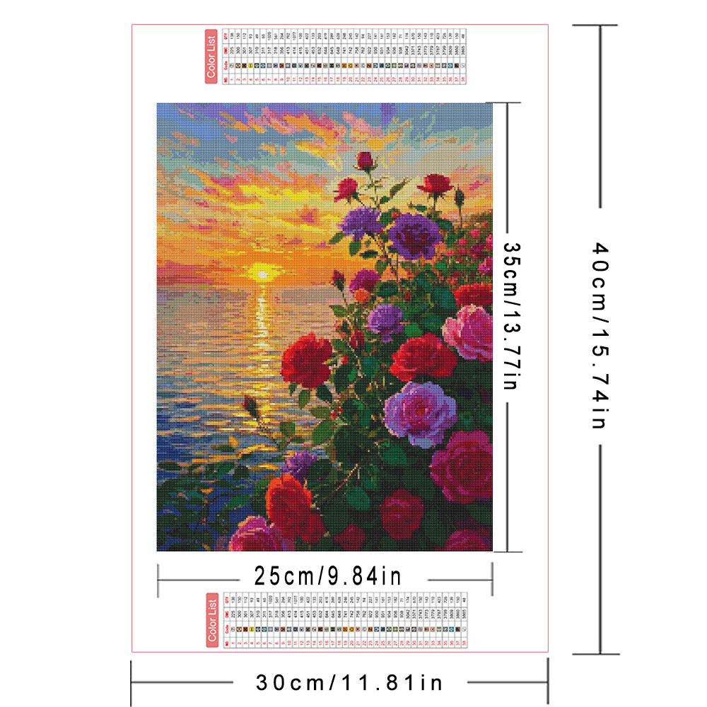 AZQSD 다이아몬드 아트 페인팅 장미 꽃 사진 라인스 - Resin Art Rose 리뷰 및 가격