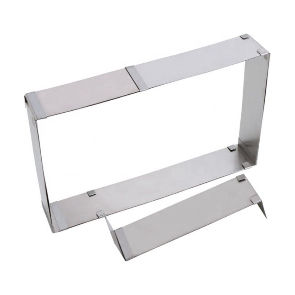 스테인리스 스틸 조절식 무스 케이크 링 확장형 DIY  - Tray Mold Rectangle 리뷰 및 가격