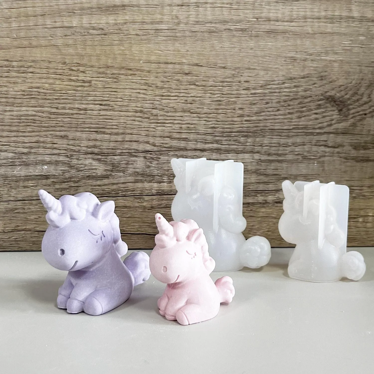 3D 기하학 실리콘 유니콘 고양이 사슴 곰 금형 비누  - Resin Art Clay 리뷰 및 가격