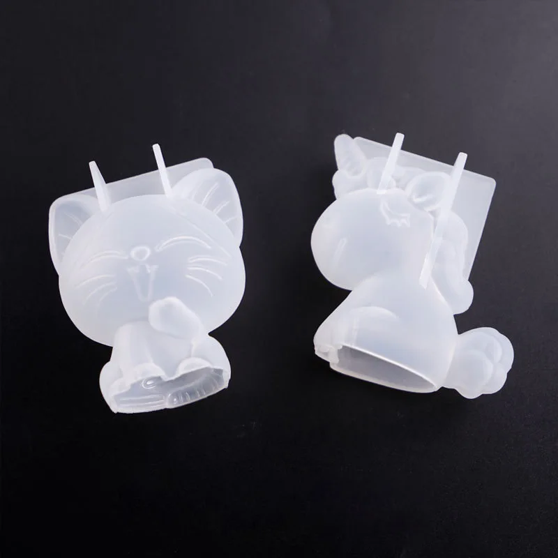 3D 기하학 실리콘 유니콘 고양이 사슴 곰 금형 비누  - Resin Art Clay 리뷰 및 가격