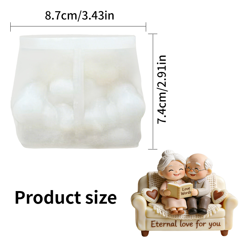영원한 사랑 양초 실리콘 몰드, 재사용 가능한 수지 몰 - Resin Art Clay 리뷰 및 가격
