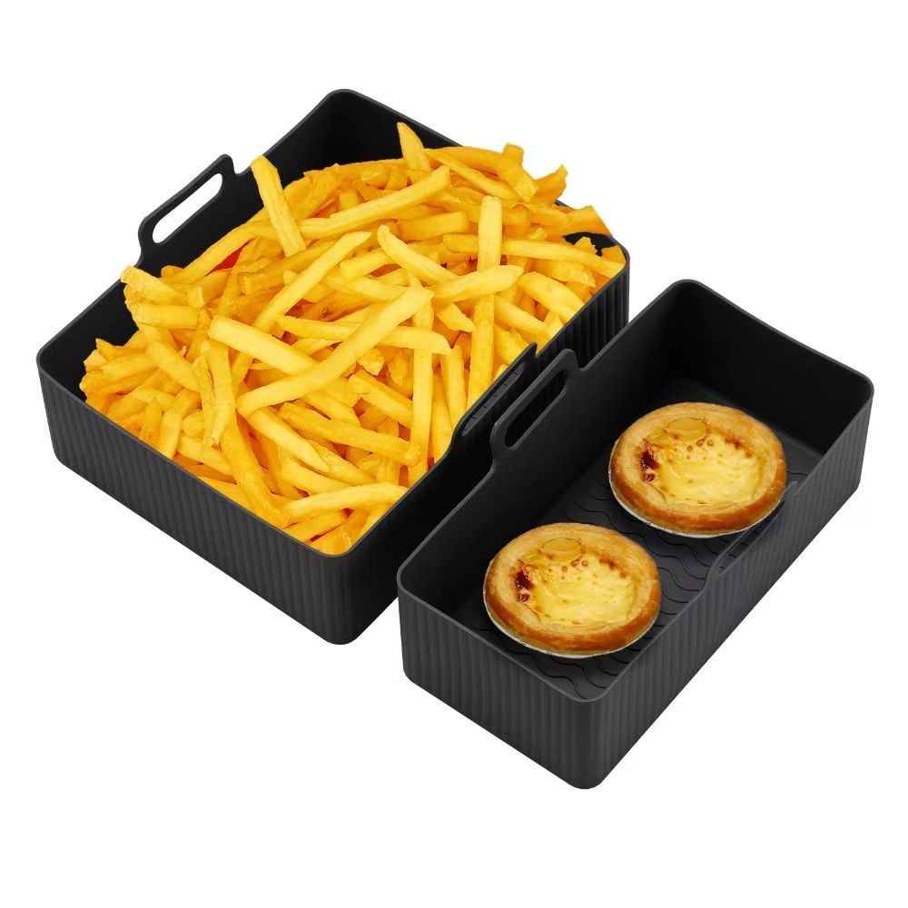 6L/3L 에어프라이어 라이너 논스틱 재사용 가능 듀얼 - Tray Mold Rectangle 리뷰 및 가격