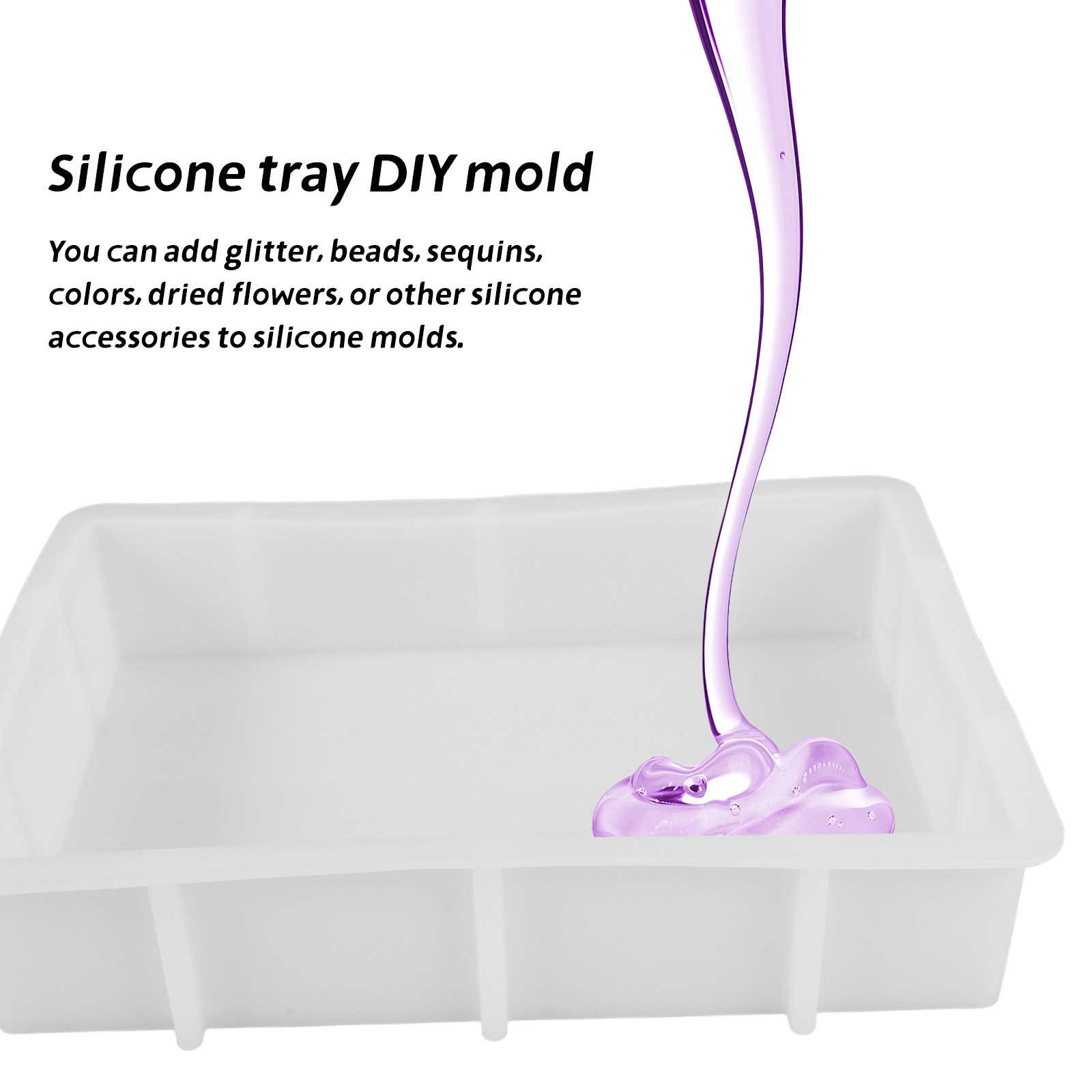 대형 직사각형 레진 실리콘 몰드, 에폭시 레진 주조용  - Tray Mold Rectangle 리뷰 및 가격