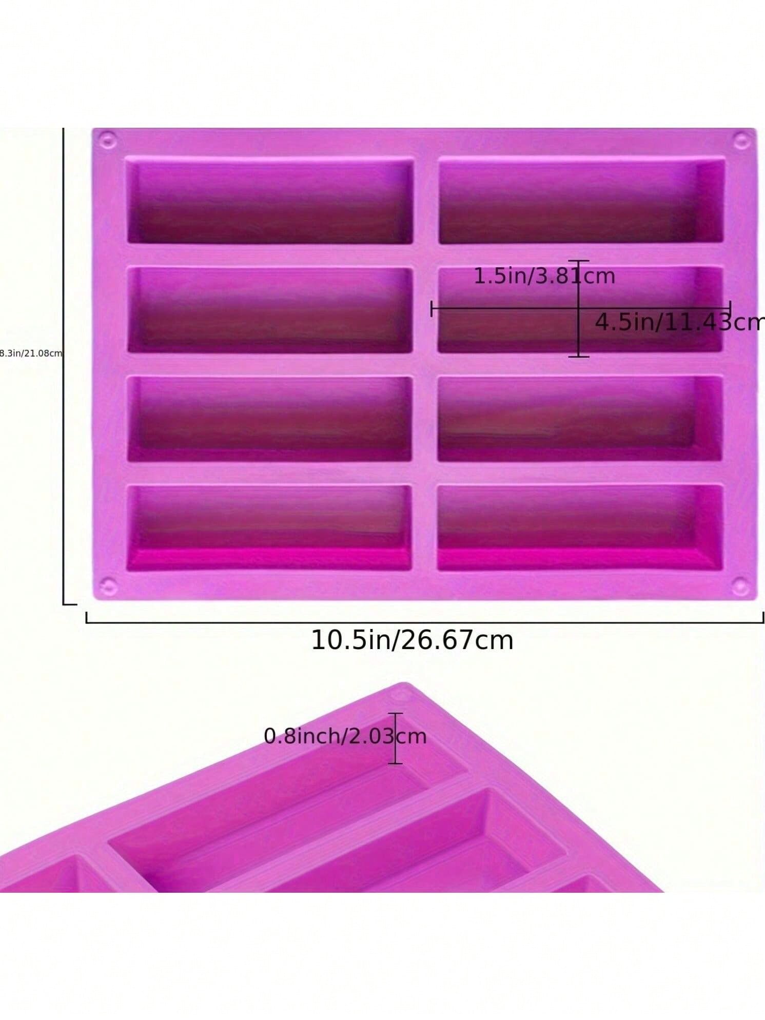 1pc 실리콘 그라놀라 바 몰드, 캔디 바 몰드, 직사 - Tray Mold Rectangle 리뷰 및 가격