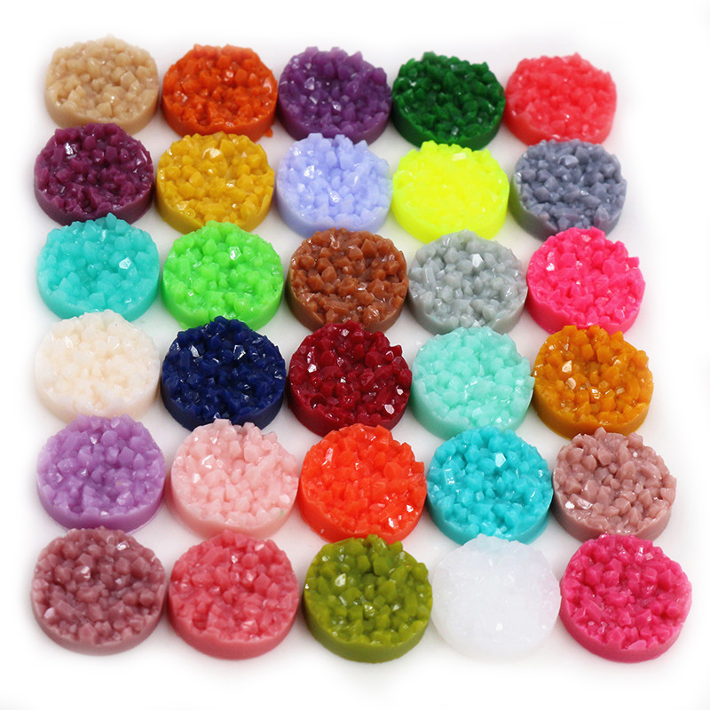 40pcs 수지 Druzy Cabochons 돔 8/1 - Resin Art Essentials 리뷰 및 가격