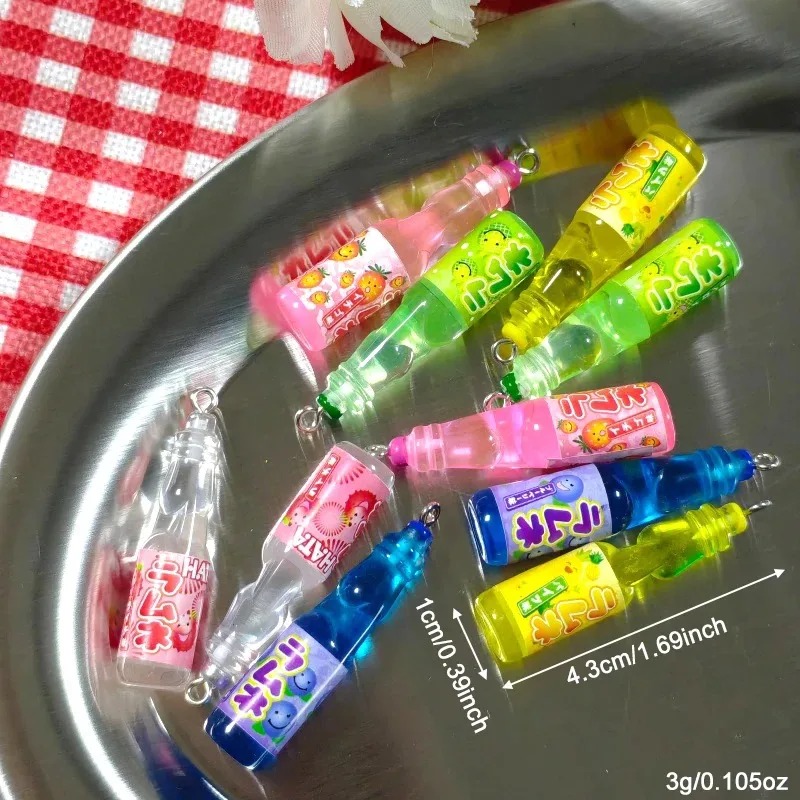 10Pcs 작은 소다병 레진 참 장식품 귀여운 음료병  - Resin Art Essentials 리뷰 및 가격