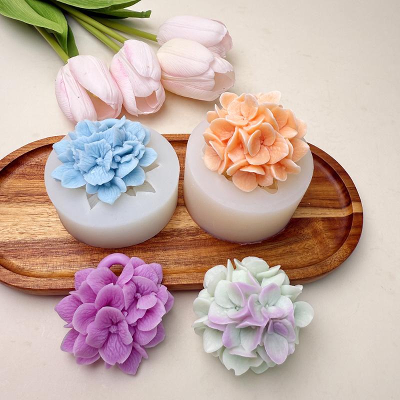 ● 수국 꽃 실리콘 몰드 DIY 아로마테라피 양초 석고 - Resin Art Clay 리뷰 및 가격