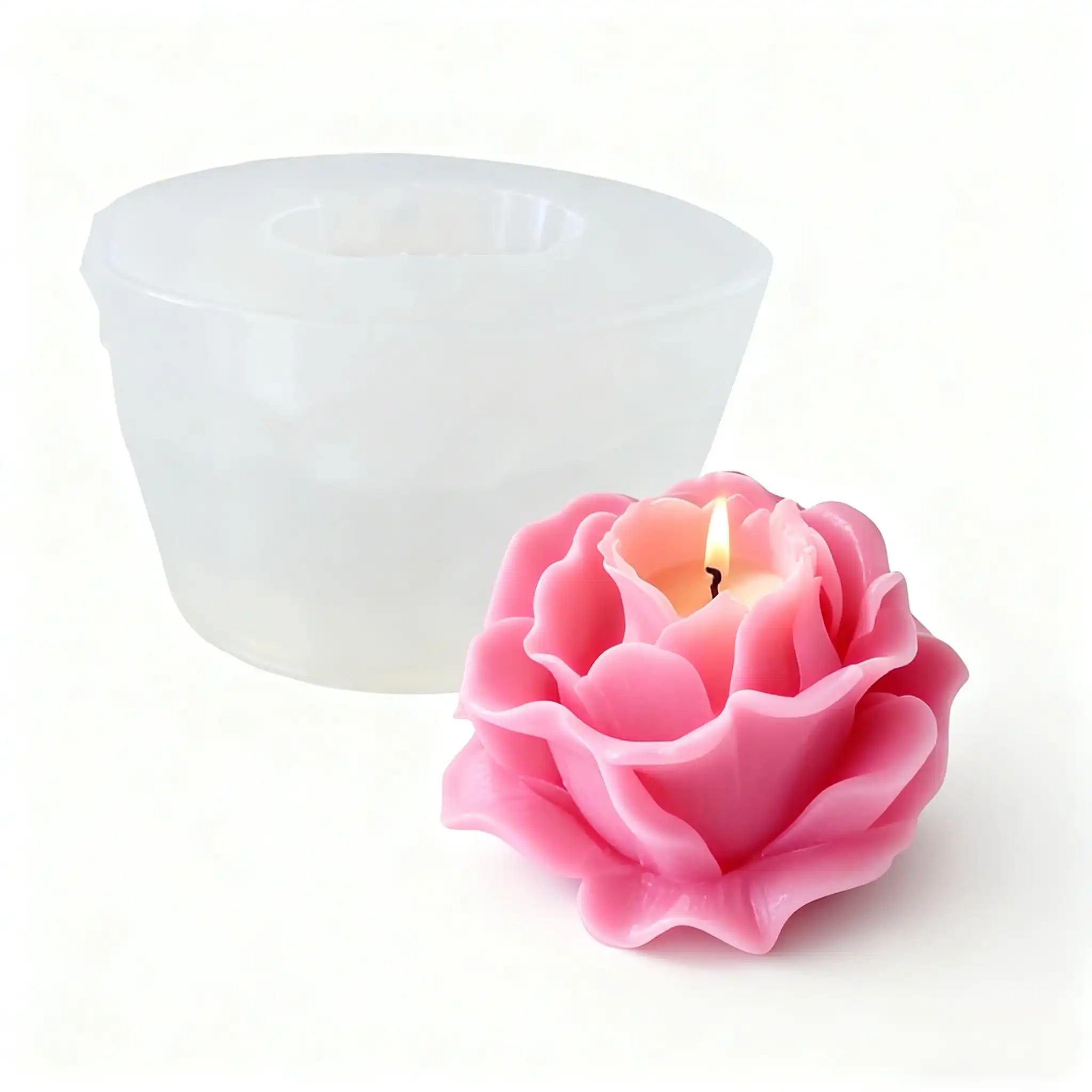 1개 3D 우아한 장미 실리콘 몰드 - 재사용 가능한  - Resin Art Rose Petals 리뷰 및 가격