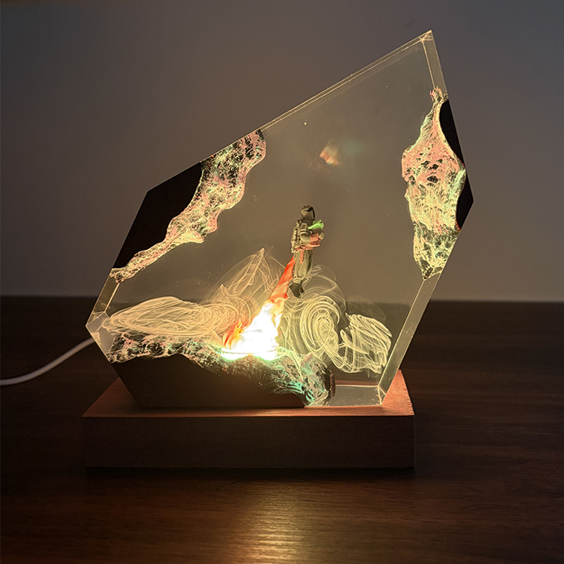 공상 과학 애니메이션 피규어 생물 레진 테이블 램프 창 - Resin Art Light 리뷰 및 가격