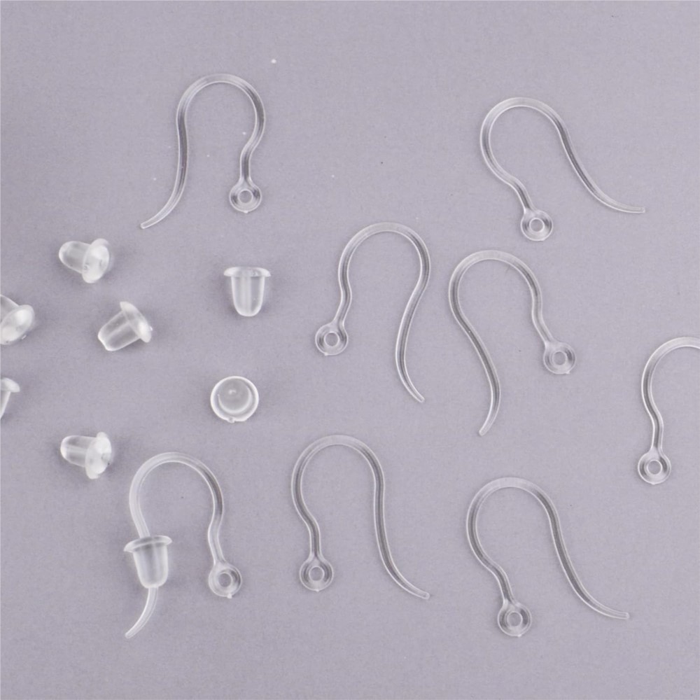 40개 투명 플라스틱 귀걸이 훅 이어 와이어 루프 포함 - Resin Art Essentials 리뷰 및 가격