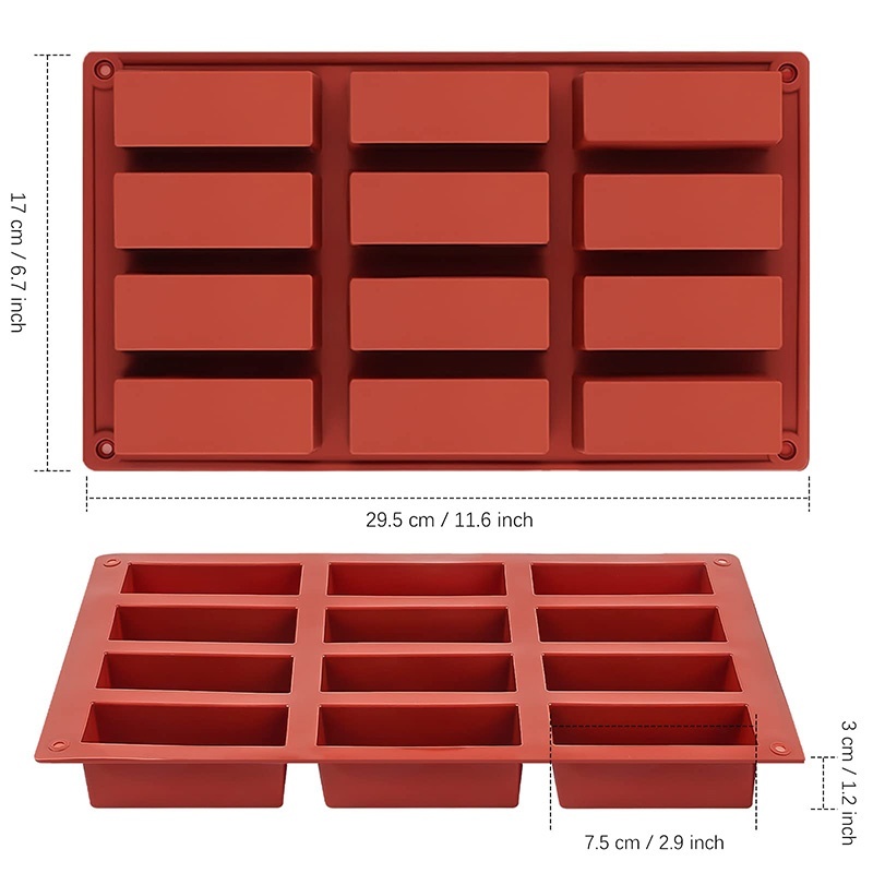 1Pc 9/12 그리드 직사각형 실리콘 캔디 몰드 베이 - Tray Mold Rectangle 리뷰 및 가격