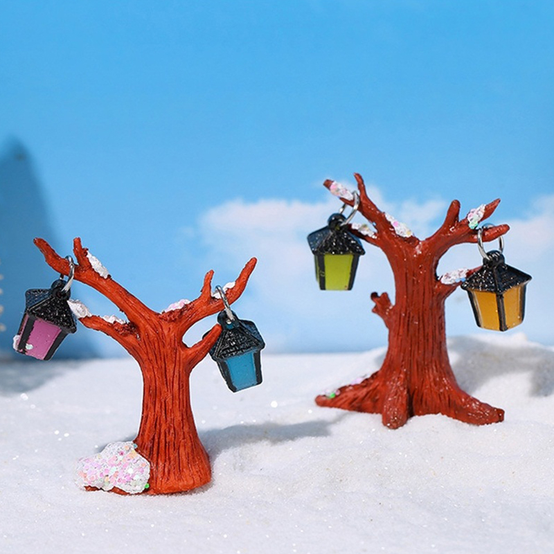 1 세트 미니 빛나는 교수형 나무 등불 장식 레트로 작 - Resin Art Light 리뷰 및 가격