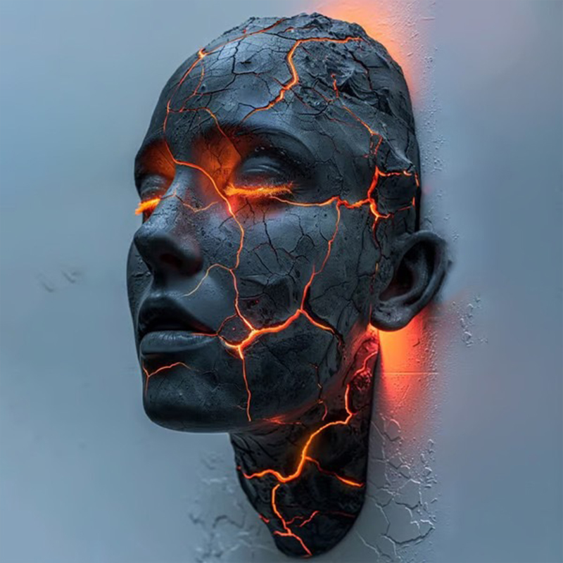 2026년 신제품 레진 크랙 소울 벽등 홈룸 벽 예술  - Resin Art Light 리뷰 및 가격