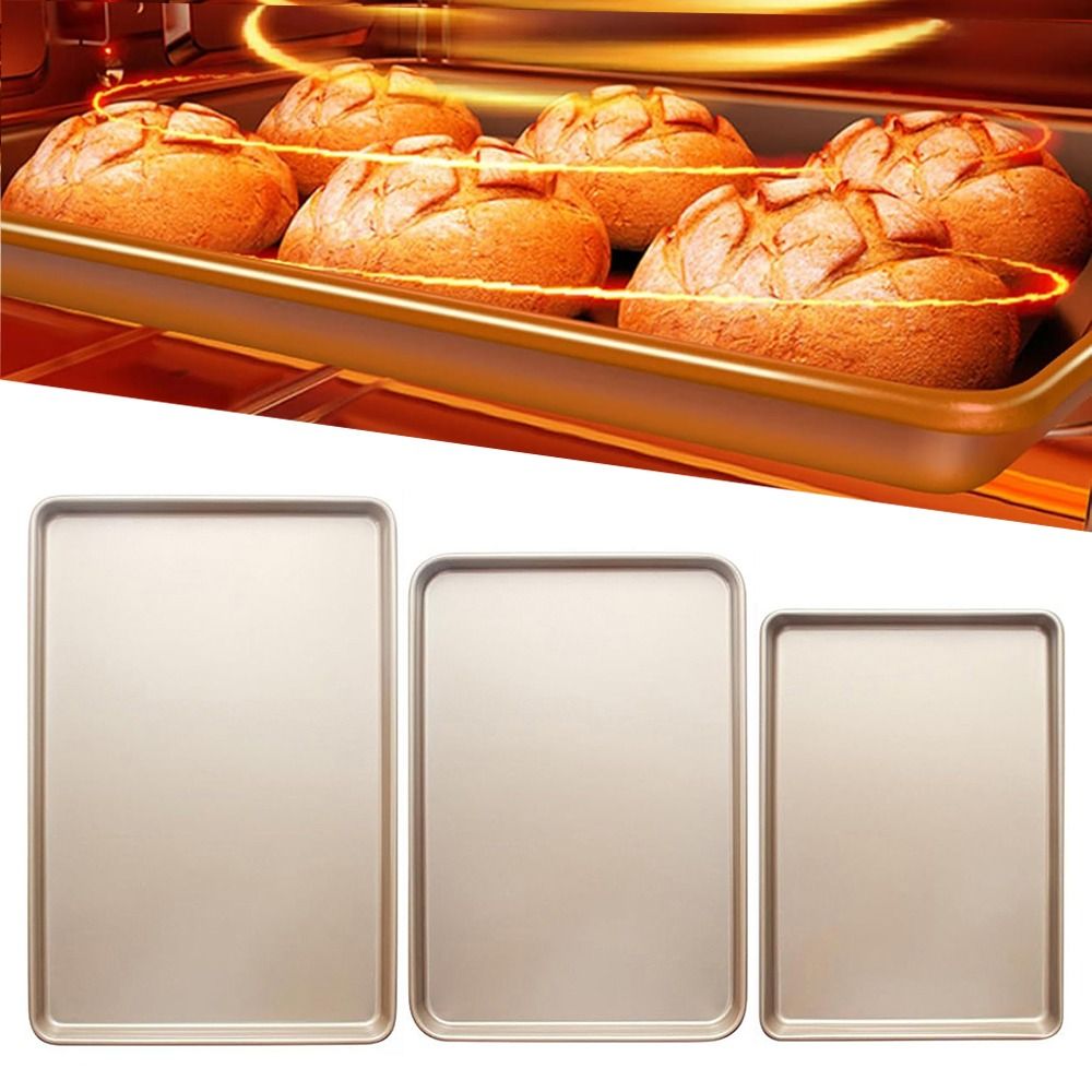헤비 듀티 9/11/13인치 오븐 베이킹 팬 논스틱 탄 - Tray Mold Rectangle 리뷰 및 가격