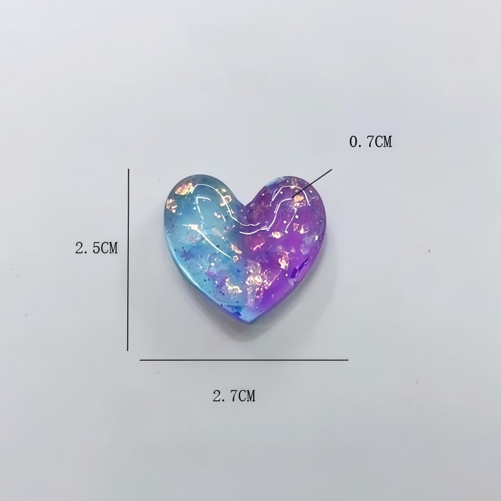 12/24/36Pcs 투명 수지 빛나는 복숭아 심장 생 - Resin Art Light 리뷰 및 가격