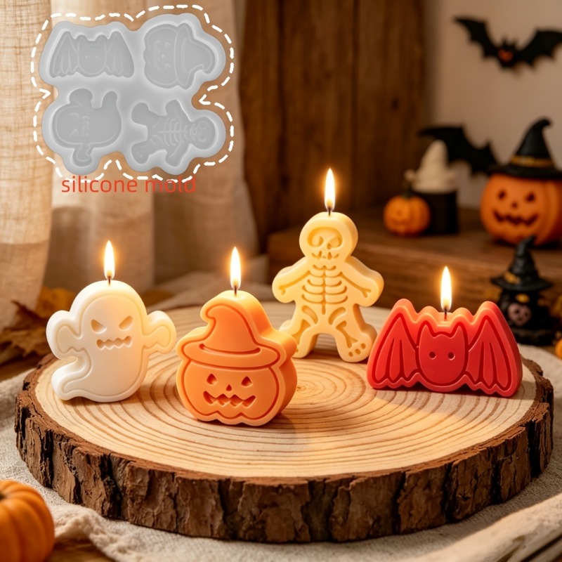 4구 실리콘 레진 몰드 세트 (DIY 점토 유령, 호박 - Resin Art Clay 리뷰 및 가격